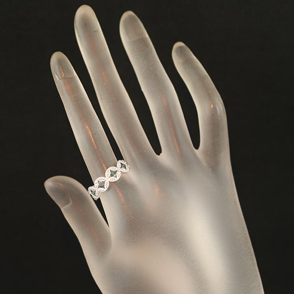 アレキサンドライト 0.63ct ダイヤ ダイヤモンド 0.22ct ミルグレイン