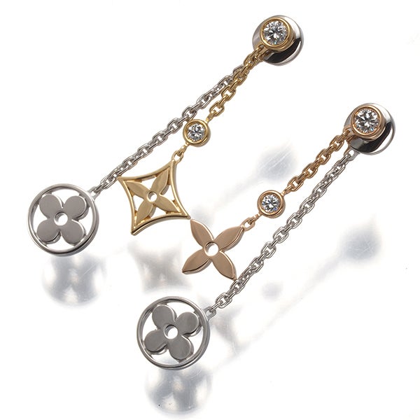 ポイントアップ対象商品】ルイヴィトン ピアス ダイヤ ダイヤモンド