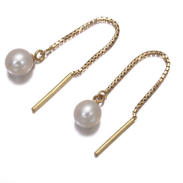 TASAKI タサキ ピアス パール 真珠 5.0mm 一粒 揺れる アメリカン