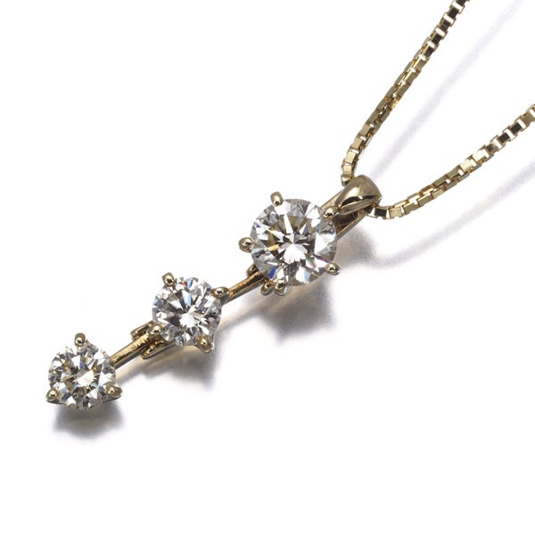 TASAKI タサキ ネックレス ライトイエロー ダイヤ ダイヤモンド 0.53ct