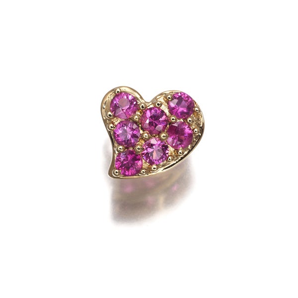 ポイントアップ対象商品】 ルビー 0.27ct ハート ペンダントトップ