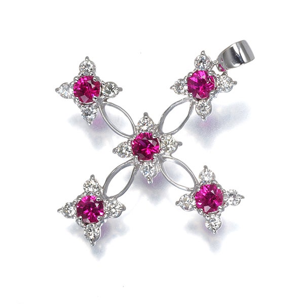 ポイントアップ対象商品】 ルビー 1.04ct ダイヤ ダイヤモンド 0.70ct