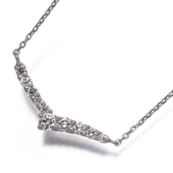 スタージュエリー ネックレス  ダイヤ 0.20ct  10P Pt950 