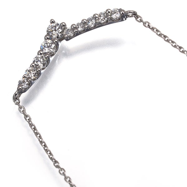 スタージュエリー ネックレス  ダイヤ 0.20ct  10P Pt950 