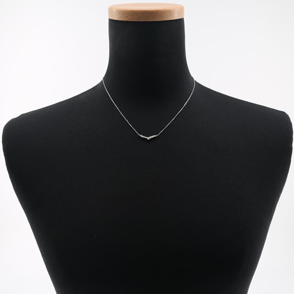 スタージュエリー ネックレス  ダイヤ 0.20ct  10P Pt950 