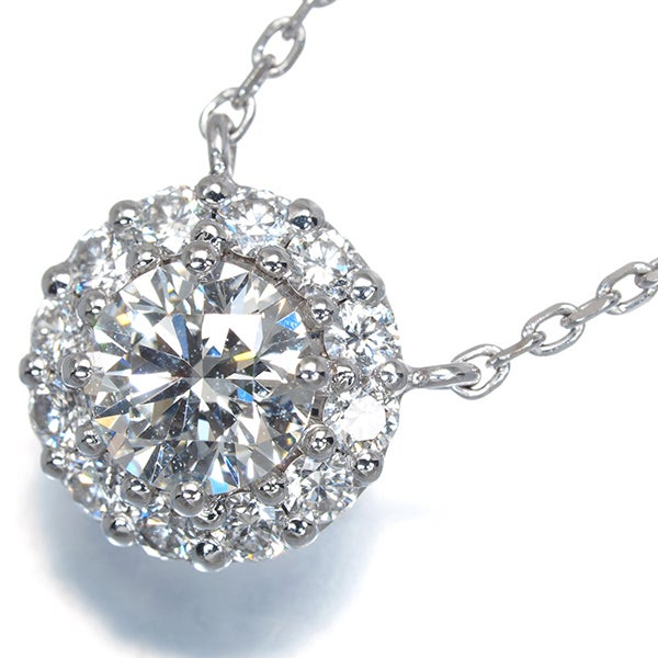 グラフ ネックレス  ダイヤ 0.46ct G VVS2 アイコン ラウンド K18WG 保証書