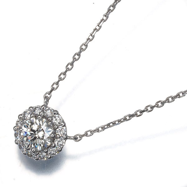 グラフ ネックレス  ダイヤ 0.46ct G VVS2 アイコン ラウンド K18WG 保証書