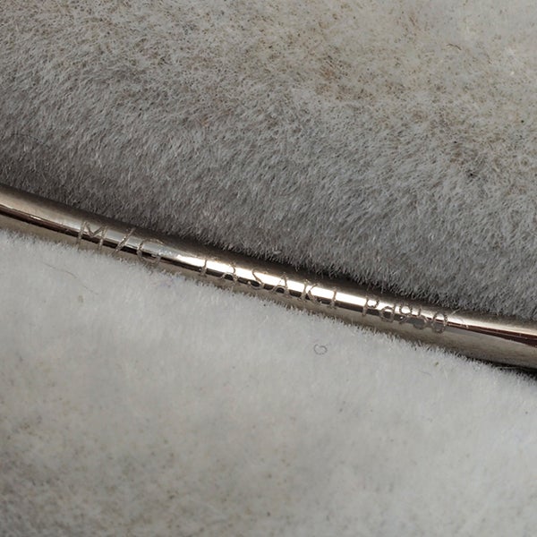 タサキ ブレスレット  淡水真珠 3.1‐9.9mm シェル M/G カフ バングル Pd950 
