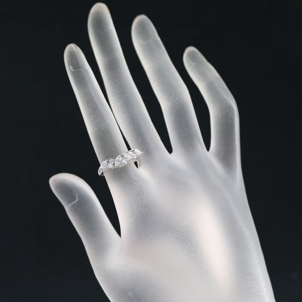 ミキモト リング  ダイヤ 0.53ct  マーキスカット 2種カット 11号 Pt950 