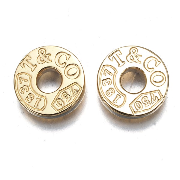 ティファニー ピアス   1837 サークル K18YG 